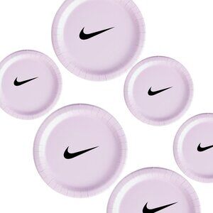 Custom Retro Basketball Party Tableware Set | Purple with Black Design | 45 PCS